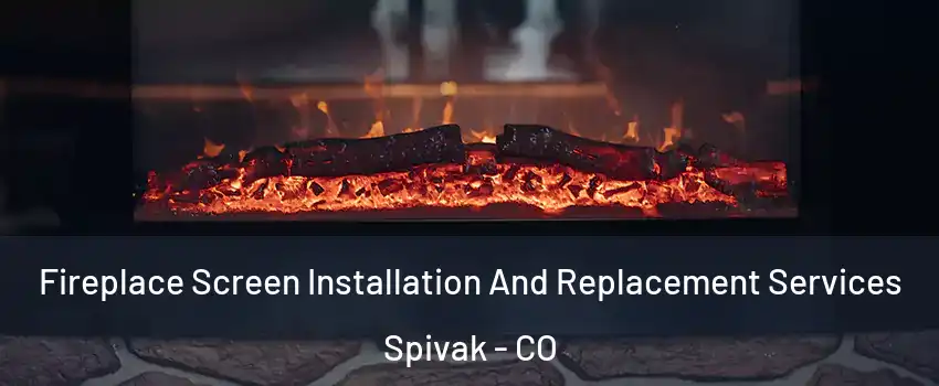 Fireplace Screen Installation And Replacement Services Spivak - CO