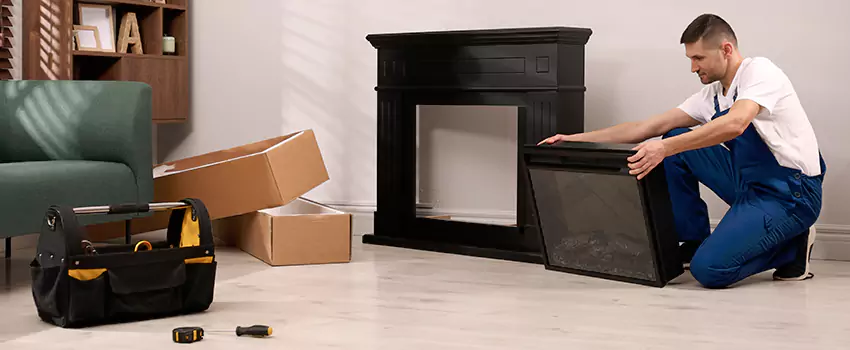 Old Rusted Metal Fireplace Repair And Replacement in Edgemont, CO