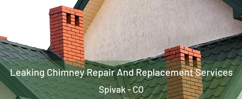 Leaking Chimney Repair And Replacement Services Spivak - CO